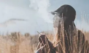 Hiker enjoying the outdoors