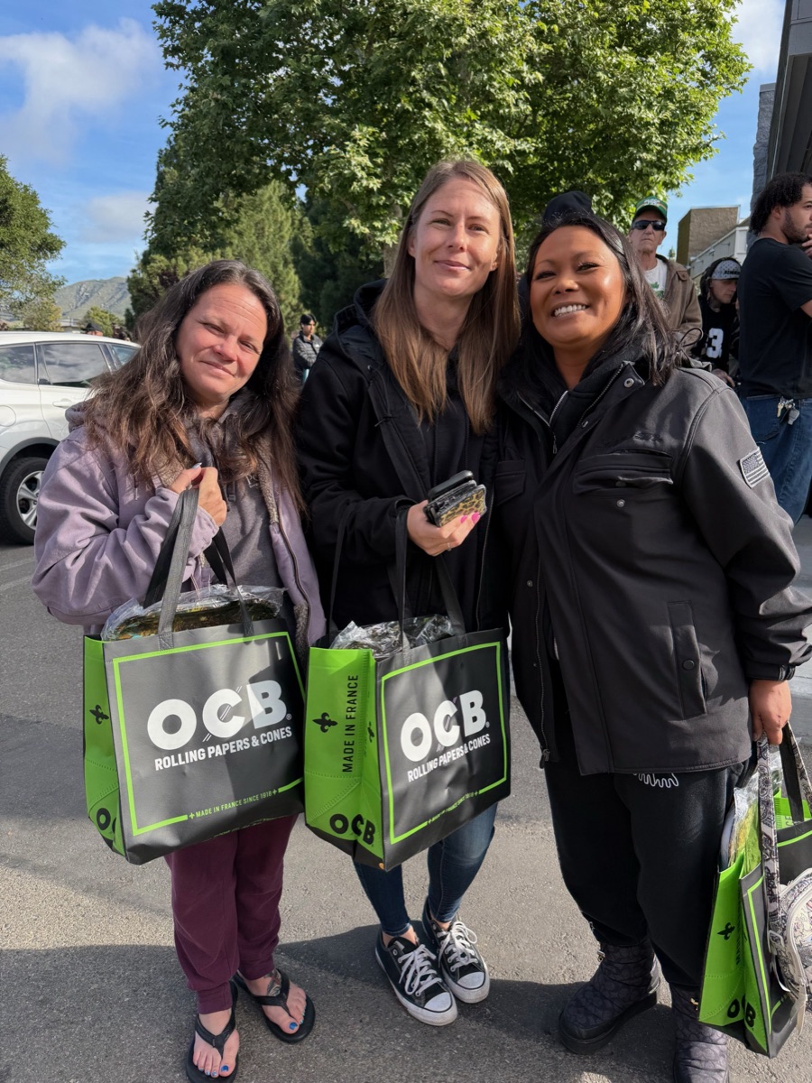 Customers at a SLO CAL Roots event