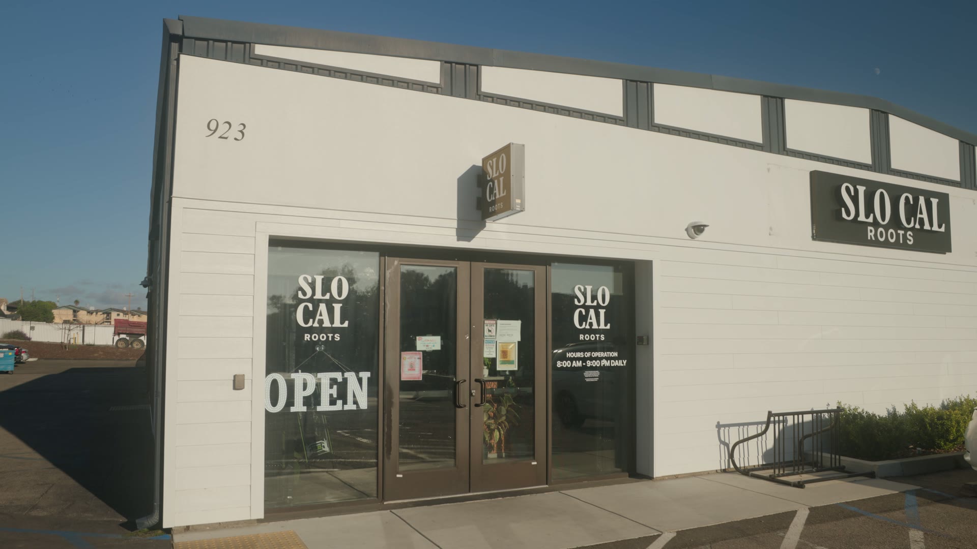SLO CAL Roots Grover Beach storefront at 923 Huber St.
