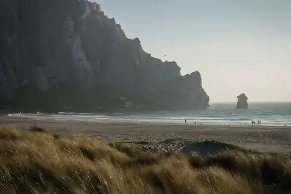 Morro Rock with Pacific Ocean waves crashing against the shore, capturing the essence of California’s coastal beauty—SLO Cal Roots, your trusted source for premium cannabis.
